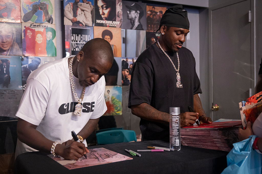 The Clipse Sign Copies Of Their New Album