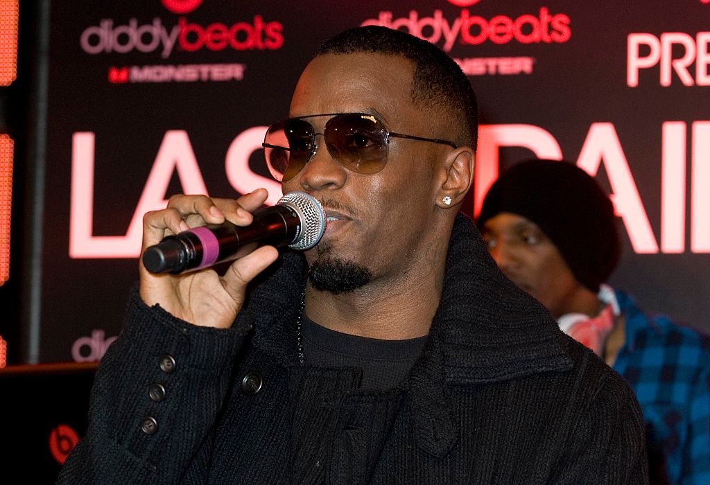 P Diddy At HMV inLondon