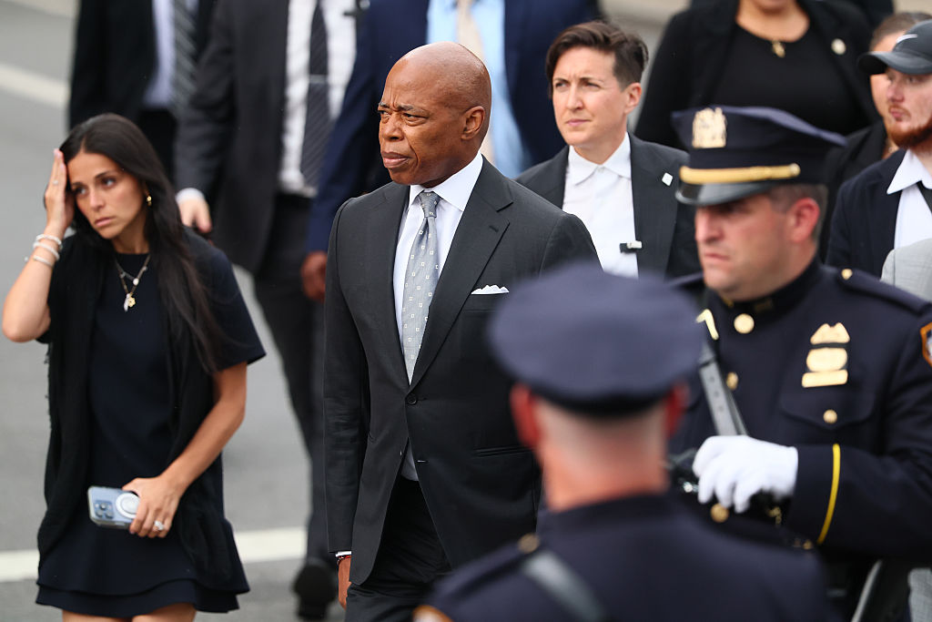 Funeral Held For NYPD Officer Slain In Midtown Shooting