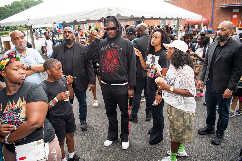 Young Thug Makes Surprise Appearance At Back-to-School Event